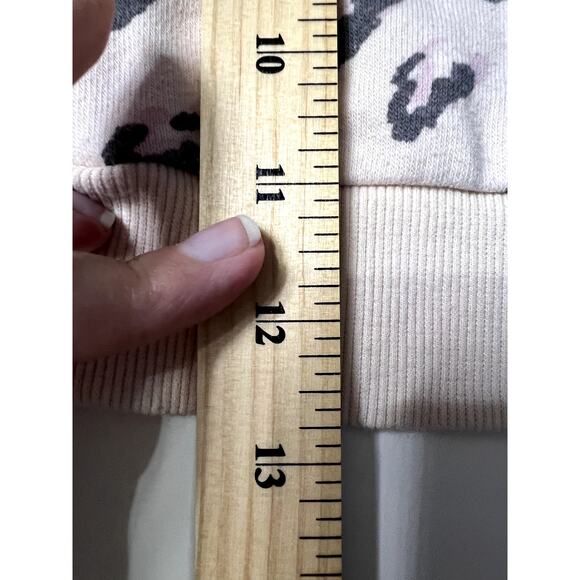 Grayson Mini Ruffle Sleeve Cheetah Print Sweater Infants Size 18M Girly Preppy - Picture 5 of 6